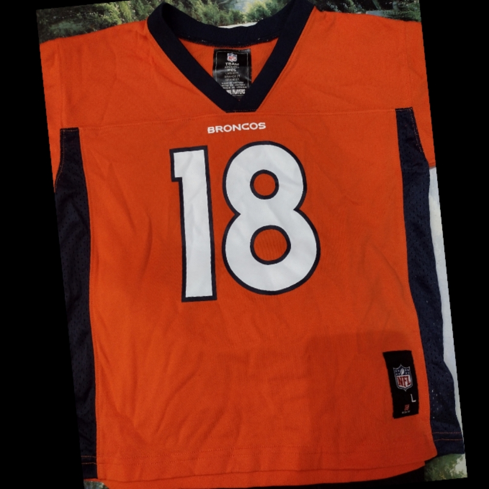 Denver Croncos ....LoL Wait no Benver Doncos - Kids  L -Worn Maybe 2 Times